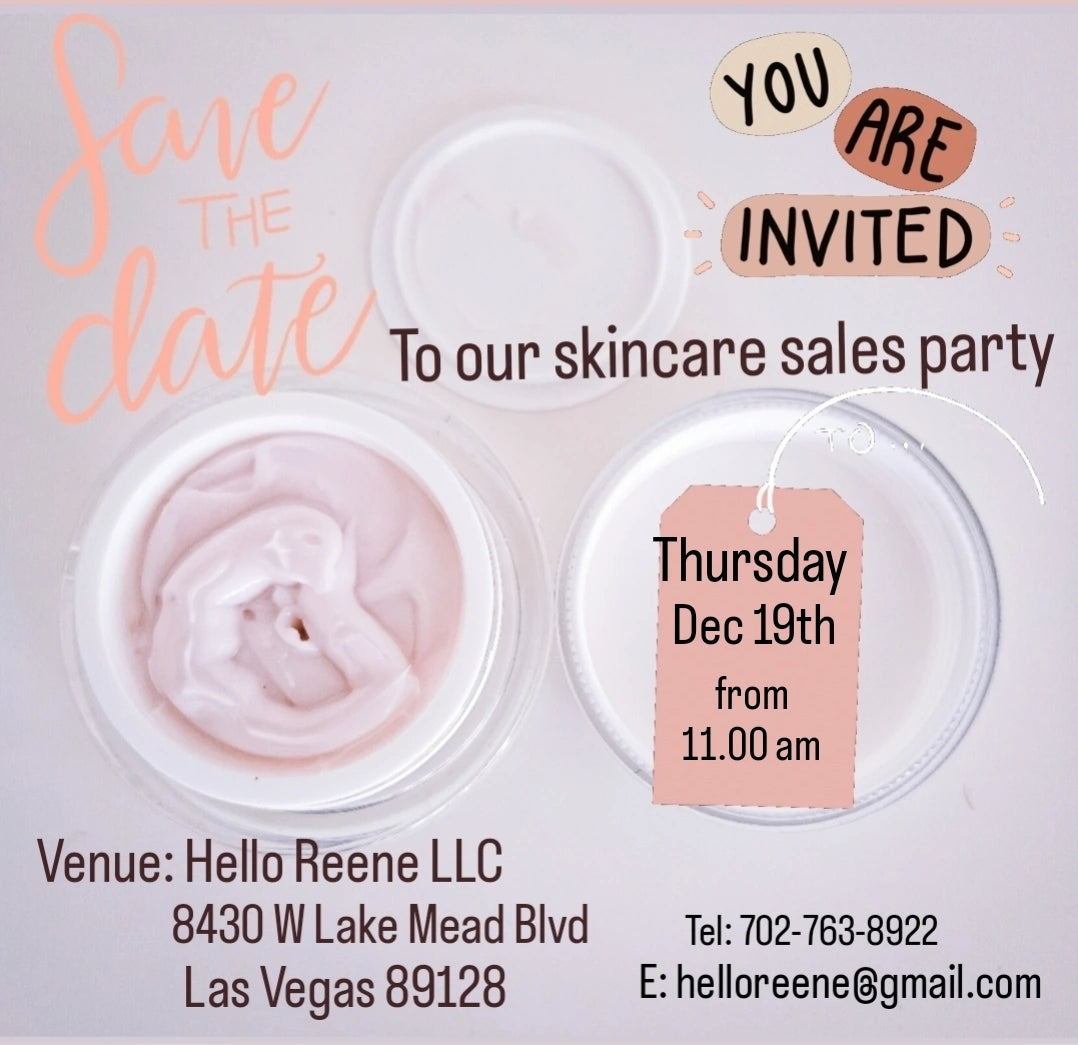 Luxury Skincare Sales Party